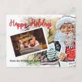 Ihr Foto mit dem Weihnachtsmann und der schönen Li Postkarte (Vorderseite)