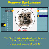 Ihr Foto mit Digital Accessories, Hat Bowtie etc. Keramik Ornament