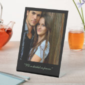 Ihr Foto mit individuellem Angebot Sockelschild (In Situ)