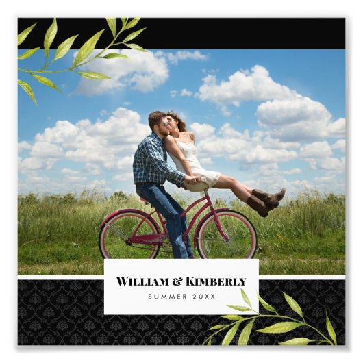 Ihr Foto mit Laurel und Damask personalisiert (Vorne)