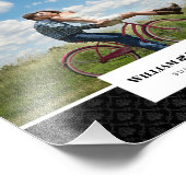 Ihr Foto mit Laurel und Damask personalisiert (Ecke)