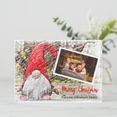 Ihr Foto mit Weihnachten Weihnachten (Stehend Vorderseite)