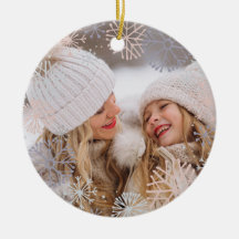 Ihr Foto Moderne Pastell Schneeflocken