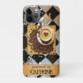 Ihr Foto Monogram Coffee Phone Case (Rückseite)