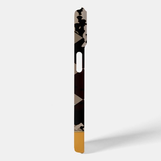 Ihr Foto Monogram Coffee Phone Case (Rückseite / Rechts)