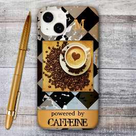 Ihr Foto Monogram Coffee Phone Case