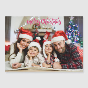 IHR Foto & Name(n) Weihnachten Magnetkarte