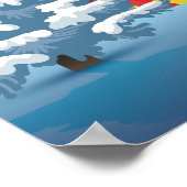 IHR Foto & Name(n) Weihnachten Poster (Ecke)