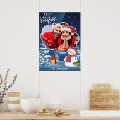IHR Foto & Name(n) Weihnachten Poster (Küche)