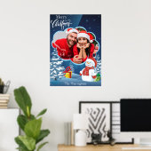 IHR Foto & Name(n) Weihnachten Poster (Heimbüro)
