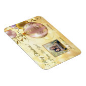 IHR Foto & Name(n) Weihnachtsbälle-Magnet Magnet (Rechte Seite)