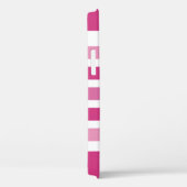 Ihr FOTO & NAME Stripes Muster Gehäuse Case-Mate iPhone Hülle (Rückseite / Rechts)