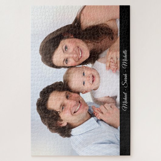 Ihr Foto Name Template große Puzzle (Vertikal)