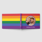 IHR Foto-, Name- und Text-Rainbow-Pride Gästebuch (Voll)