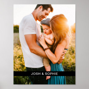 Ihr Foto & Name Wall Poster