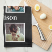 IHR Foto-, Namen- u. Farbküchentuch Geschirrtuch (Viertel Falte)