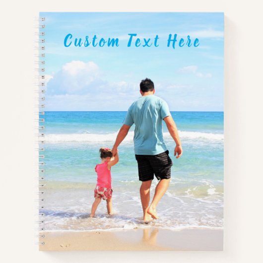 Ihr Foto-Notebook mit benutzerdefiniertem Textname Notizblock (Vorderseite)