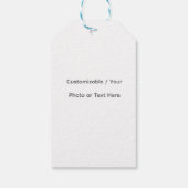Ihr Foto oder Text hier (individuelles Design) Geschenkanhänger (Rückseite)