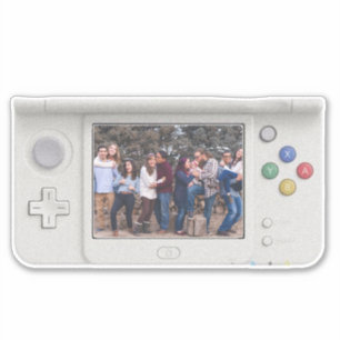 Ihr Foto Old School Handheld Electronic Gaming Aufkleber