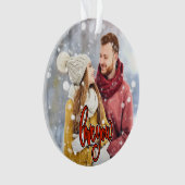 Ihr Foto Ornament (Vorderseite)