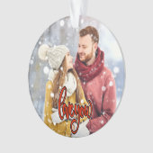 Ihr Foto Ornament (Vorderseite)