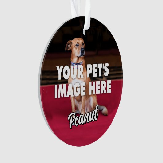 Ihr Foto Ornament (Vorderseite)