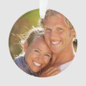 Ihr Foto Ornament (Vorderseite)
