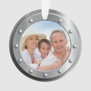 Ihr Foto-Ornament oder -Tag - Siehe Zurück Ornament