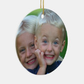 Ihr Foto Persoalize auf hinterer Keramik Ornament (Rechts)