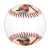 Ihr Foto Personalisiert Baseball (Rückseite)