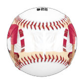 Ihr Foto Personalisiert Baseball (Vorderseite)