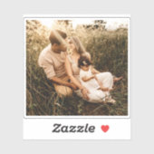 Ihr Foto Personalisiert Fotografie Aufkleber (Blatt)