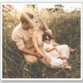 Ihr Foto Personalisiert Fotografie Aufkleber (Vorderseite)