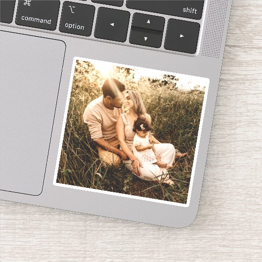 Ihr Foto Personalisiert Fotografie Aufkleber (Detail)