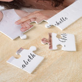 Ihr Foto Personalisiert Name Jigsaw Puzzle (Seite)