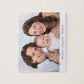 Ihr Foto Personalisiert Name Jigsaw Puzzle (Vertikal)