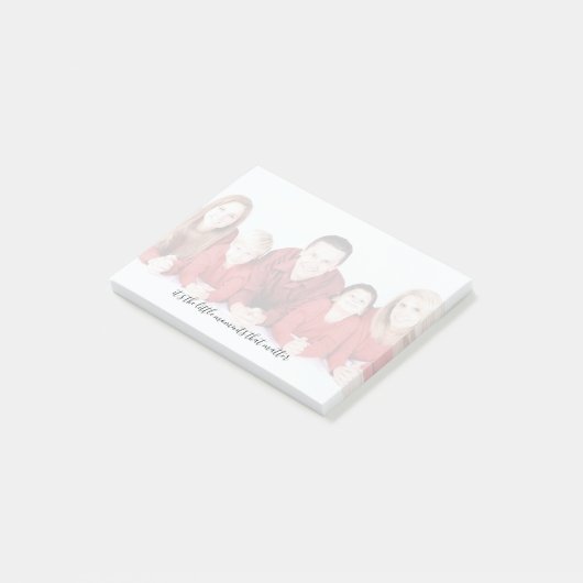 Ihr Foto Personalisiert Post-it Klebezettel (angewinkelt)