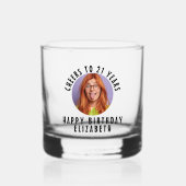Ihr Foto Personalisierte Funny Custom Gastgeschenk Whiskyglas (Vorderseite)