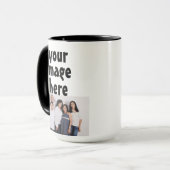 Ihr Foto personalisierte Kaffeetassen (Vorderseite Links)