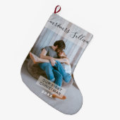 Ihr Foto Personalisierten Weihnachts-Strümpfe Großer Weihnachtsstrumpf (Vorderansicht (hängend))