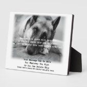 Ihr Foto Pet Loss Memorial Plaque Fotoplatte (Seite)