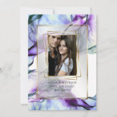 Ihr Foto Rahmen Abstrakt Plane Abstrakt Einladung (Vorderseite)