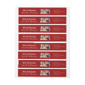 Ihr Foto Red Mele Kalikimaka Rücksendeadresse (Bogen)