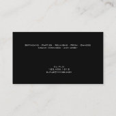 "Ihr Foto" Retro Kassetten-Band Visitenkarte (Rückseite)