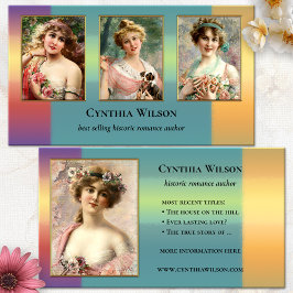 Ihr Foto Romance Autor Buchübersicht Visitenkarte