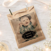 Ihr Foto Rustic Chalkboard Volkskunst Danke Geschenktütchen (Ausgeschnitten)