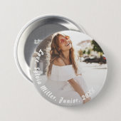 Ihr Foto | Schaltfläche "personalisiert School Fot Button (Vorne & Hinten)