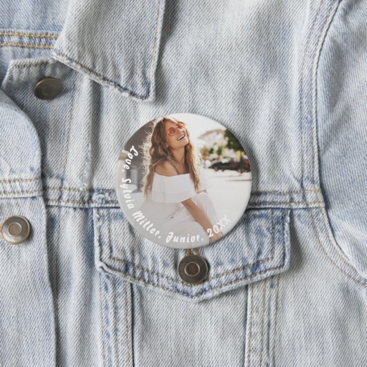 Ihr Foto | Schaltfläche "personalisiert School Fot Button (Beispiel)