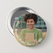 Ihr Foto | Schaltfläche "personalisiert School Fot Button (Vorne & Hinten)