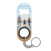Ihr Foto Schlüsselanhänger Flaschenöffner mit Text (Rückseite)